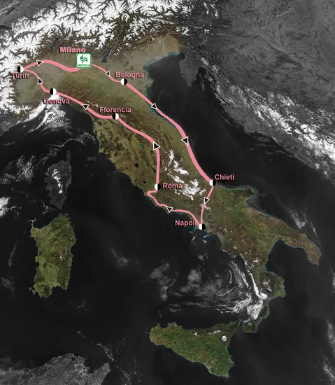 1909 – First Giro d