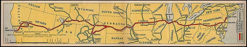 1913 – Lincoln Highway Dedicated