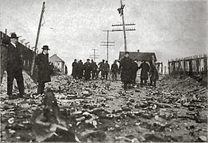 1917 – Kingsland Munitions Factory Explosion Through Sabotage
