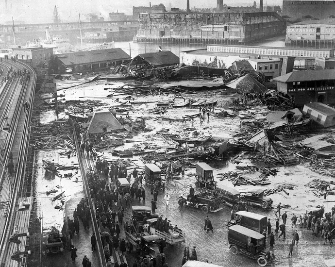 1919 – Great Molasses Flood Devastates Boston