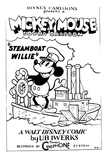 1928 – Steamboat Willie Debuts
