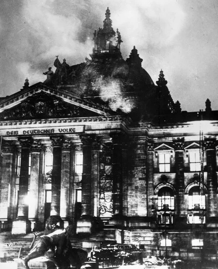 1933 – Reichstag Fire Engulfs German Parliament