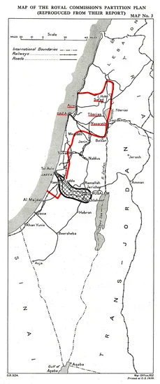 1937 – Peel Commission Report Recommends Palestine Partition