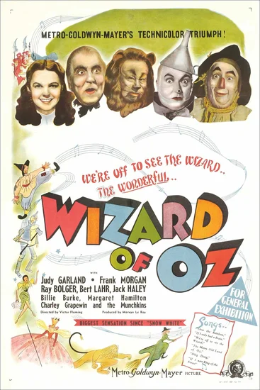 1939 – The Wizard of Oz Premieres in Hollywood