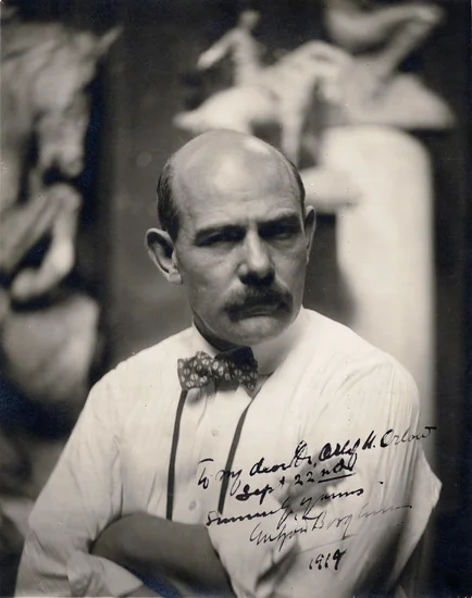 1941 – Gutzon Borglum, American Sculptor