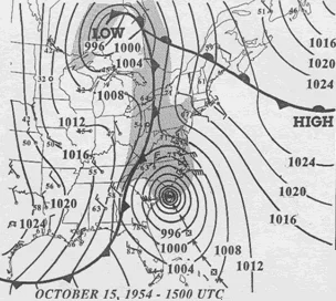 1954 – Hurricane Hazel Devastates North America
