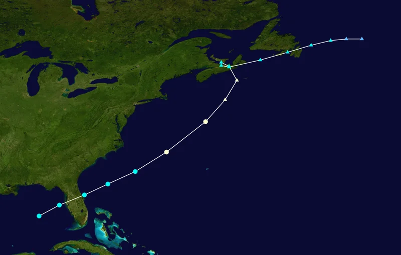 1959 – Rare Hurricane Strikes Canada