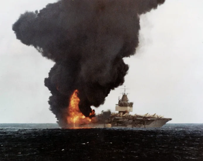 1969 – USS Enterprise Explosion Kills 28 Sailors