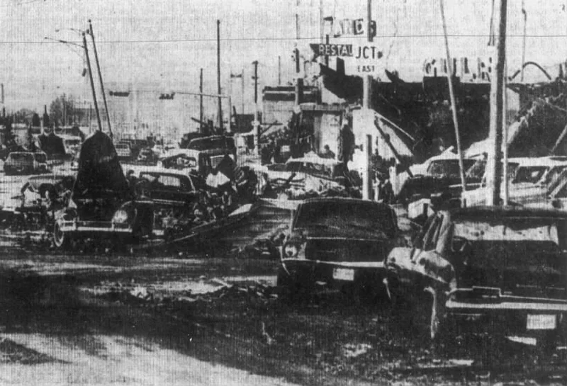 1970 – Lubbock Tornado Devastation