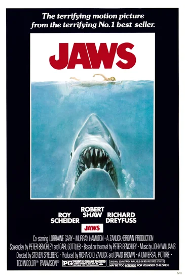 1975 – Jaws Premieres and Changes Hollywood