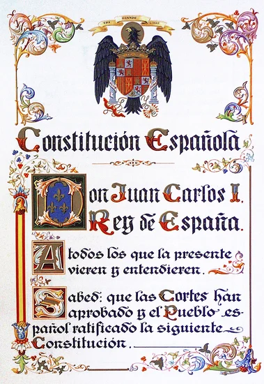 1978 – Spain Ratifies New Constitution