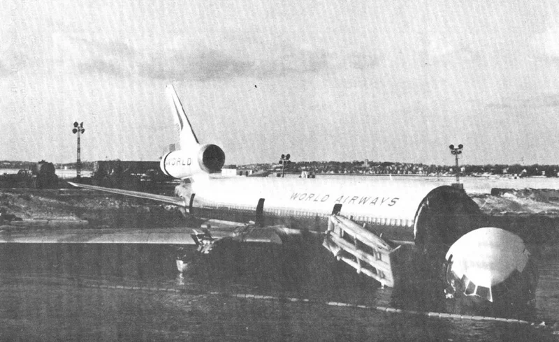 1982 – World Airways Flight 30 Crashes in Boston Harbor