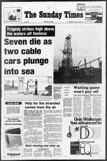 1983 – Singapore Cable Car Tragedy