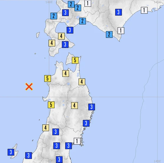 1983 – The 7.8 Mw Sea of Japan earthquake shakes northern Honshu with a maximum Mercalli intensity of VIII