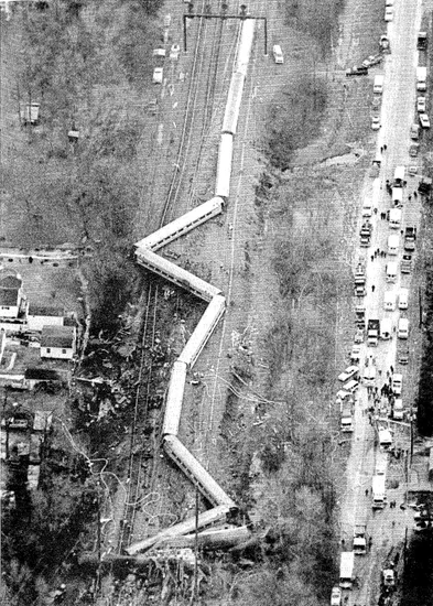 1987 – Maryland Train Collision Kills 16 People