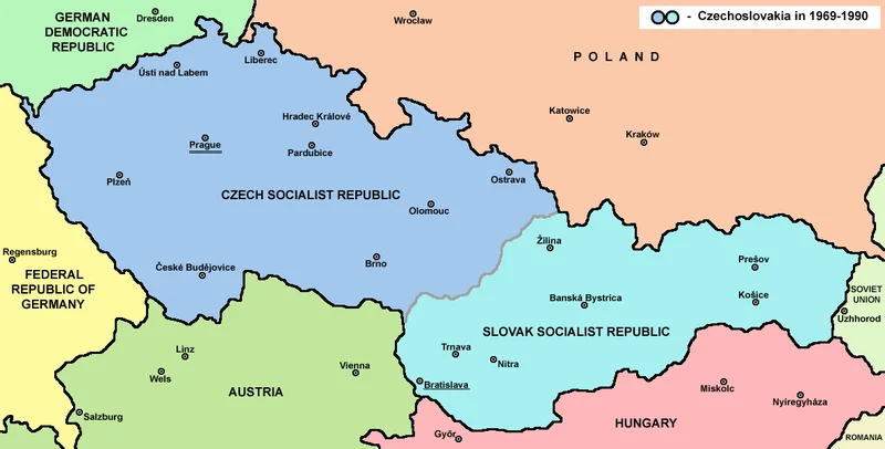 1993 – Czechoslovakia Peacefully Divided