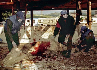 1996 – Israeli military commits Qana massacre