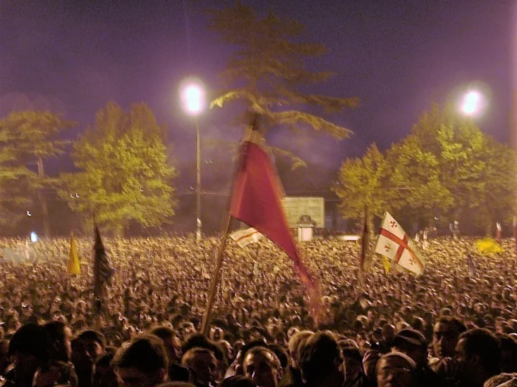 2003 – Georgian Rose Revolution Culminates