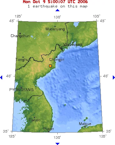 2006 – North Korea Conducts Nuclear Test