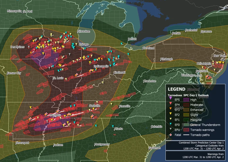2023 – Historic Tornado Outbreak