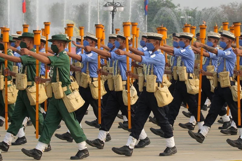 Armed Forces Day in Myanmar
